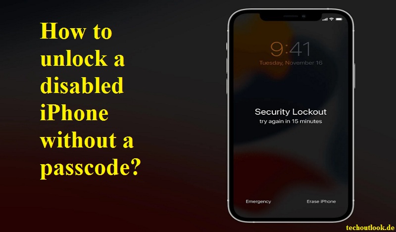 unlock a disabled iPhone