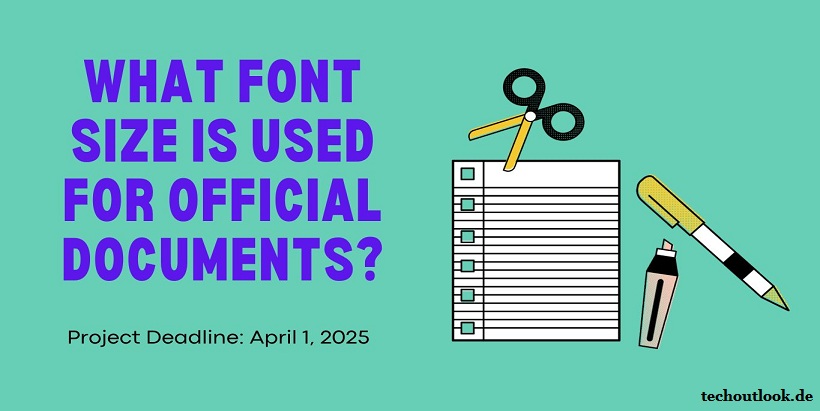 What Font Size Is Used For Official Documents